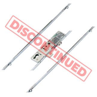 ERA Latch Deadbolt 2 Rollers 2 Mushroom Split Spindle Multipoint Door Lock - Option 2 - 28mm Backset