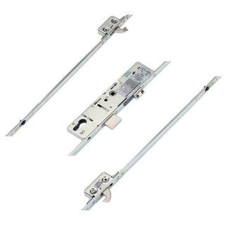 ERA Latch Deadbolt 2 Small Hooks Split Spindle Multipoint Door Lock - Option 3