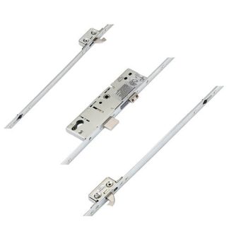 ERA Latch Deadbolt 2 Small Hooks Split Spindle Multipoint Door Lock
