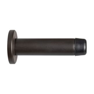 Carlisle Brass AA21MBRZ Cylinder Pattern Door Stop with Rose (LEAD TIME: 2-3 DAYS)
