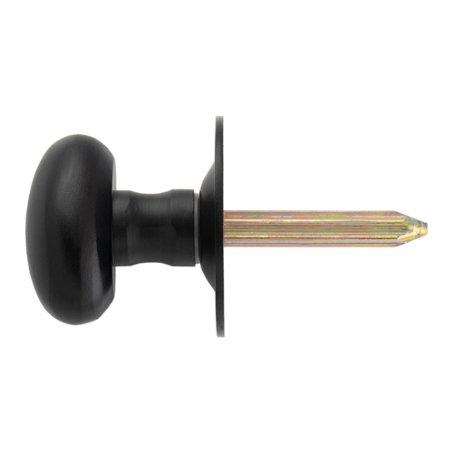 Carlisle Brass AA33MB Thumbturn to suit Rackbolt (Oval) Spline Spindle - Matt Black 38mm (LEAD TIME: 2-3 DAYS)
