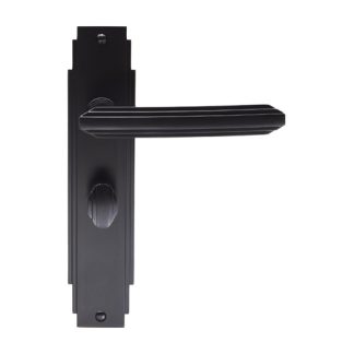 Carlisle Brass ADR013MB Art Deco Lever On WC Backplate (LEAD TIME: 2-3 DAYS)