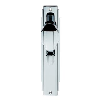 Carlisle Brass ADR023CP Art Deco Knob On WC Backplate (LEAD TIME: 2-3 DAYS)