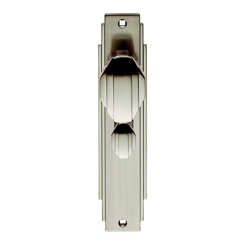Carlisle Brass ADR023SN Art Deco Knob On WC Backplate (LEAD TIME: 2-3 DAYS)