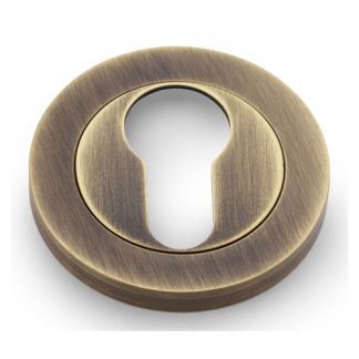 Alexander & Wilks AW390AB Concealed Fix Escutcheon Euro Profile - Antique Brass (LEAD TIME: 2-3 DAYS)
