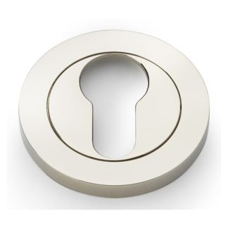 Alexander & Wilks AW390PNPVD Concealed Fix Escutcheon Euro Profile - Polished Nickel PVD (LEAD TIME: 2-3 DAYS)