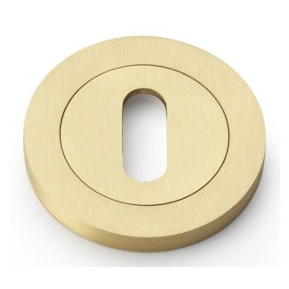 Alexander & Wilks AW391SB Concealed Fix Escutcheon Standard Profile - Satin Brass (LEAD TIME: 2-3 DAYS)