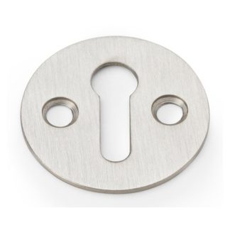 Alexander & Wilks AW399SN Victorian Standard Profile Escutcheon - Satin Nickel (LEAD TIME: 2-3 DAYS)