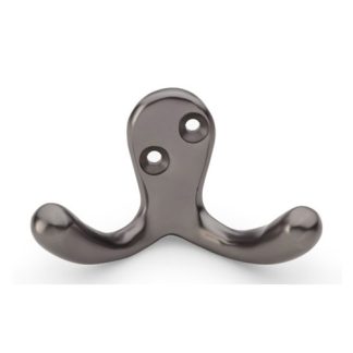 Alexander & Wilks AW773DBZ Victorian Double Robe Hook - Dark Bronze (LEAD TIME: 2-3 DAYS)