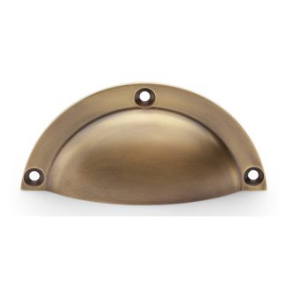 Alexander & Wilks AW910AB Raoul Cup Handle - Antique Brass (LEAD TIME: 2-3 DAYS)