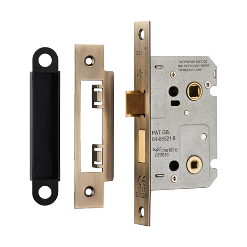 Eurospec BAE5025AB Easi-T Residential Bathroom Lock 65mm (LEAD TIME: 2-3 DAYS)