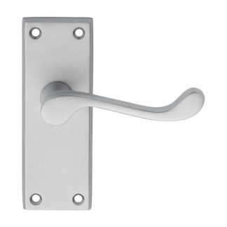 Carlisle Brass CBS55SC Contract Victorian Scroll Lever On Latch Backplate (LEAD TIME: 2-3 DAYS)