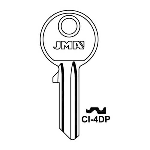 JMA CI-4DP Cylinder Key Blank - Image 3