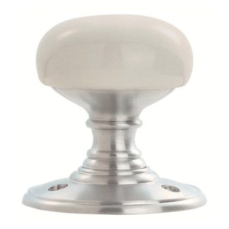 Carlisle Brass DK34PWSC Delamain Porcelain Knob White (LEAD TIME: 2-3 DAYS)