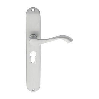 Carlisle Brass DL380YSC Andros Lever On Euro Lock Long Backplate (LEAD TIME: 2-3 DAYS)
