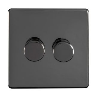 Eurolite ECBN2DLED 2 Gang Led Push On Off 2Way Dimmer (LEAD TIME: 2-3 DAYS)