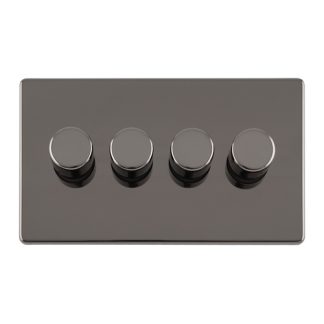 Eurolite ECBN4DLED 4 Gang Led Push On Off 2Way Dimmer (LEAD TIME: 2-3 DAYS)