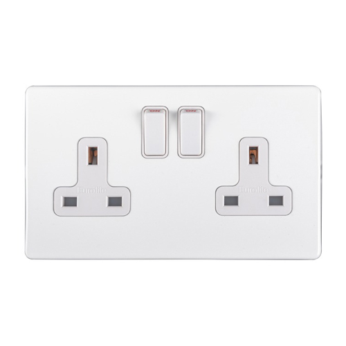 Eurolite ECW2SOW 2-Gang Socket (LEAD TIME: 2-3 DAYS)