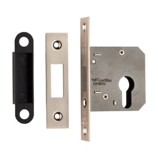 Eurospec EDE5030SN Easi-T Economy Euro Profile Deadlock 76mm (LEAD TIME: 2-3 DAYS)