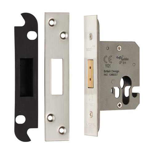 Eurospec EDS5025SSS Euro Profile Deadlock 64mm (LEAD TIME: 2-3 DAYS)