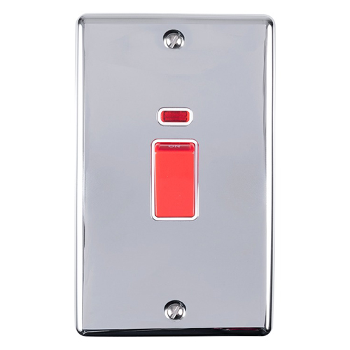 Eurolite EN45ASWNPCW 45Amp Switch with Neon Indicator (LEAD TIME: 2-3 DAYS)