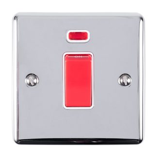 Eurolite EN45ASWNSPCW 45Amp Switch with Neon Indicator (LEAD TIME: 2-3 DAYS)