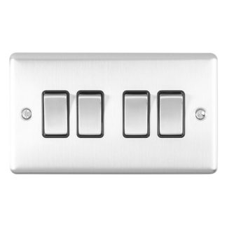 Eurolite EN4SWSSB 4-Gang Switch (LEAD TIME: 2-3 DAYS)