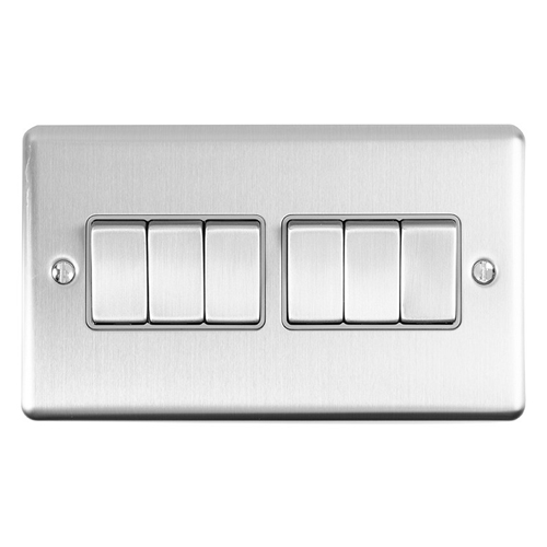 Eurolite EN6SWSSG 6-Gang Switch (LEAD TIME: 2-3 DAYS)