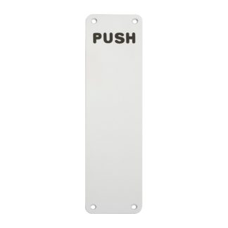 Eurospec FPP43002SAA Push Finger Plate (LEAD TIME: 2-3 DAYS)