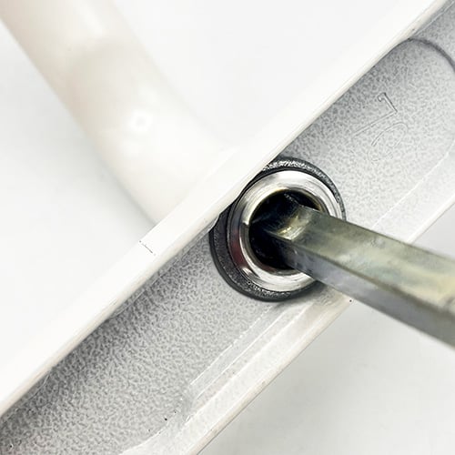 Hoppe London Lever Lever UPVC Multipoint Door Handles - 70mm PZ Unsprung 215mm Screw Centres - Image 3