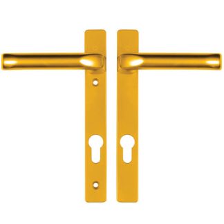 Hoppe London Lever Lever UPVC Multipoint Door Handles - 92mm PZ Unsprung 122mm Screw Centres
