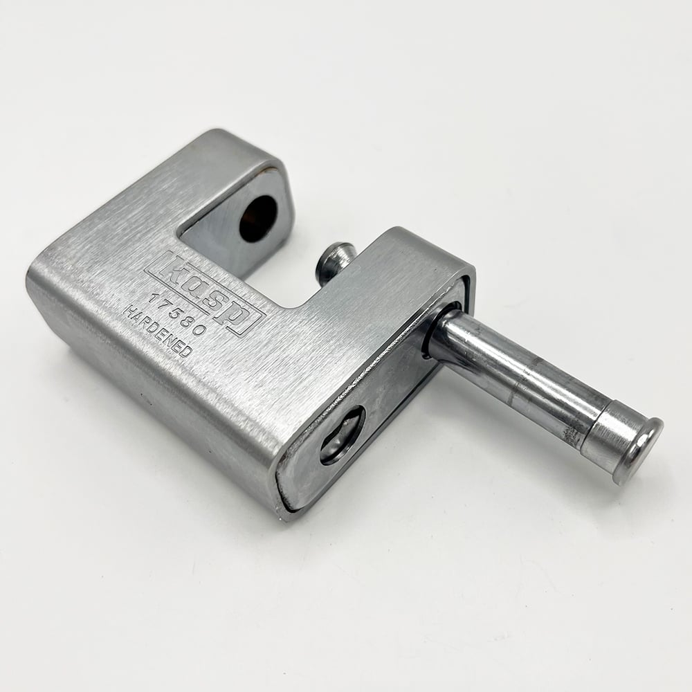 Kasp 175 80mm Closed Shackle Armoured Shutter Padlock - Image 3