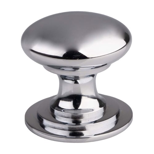 Carlisle Brass M47DCP Victorian Cupboard Knob 42mm - Polished Chrome (LEAD TIME: 2-3 DAYS) - Image 3