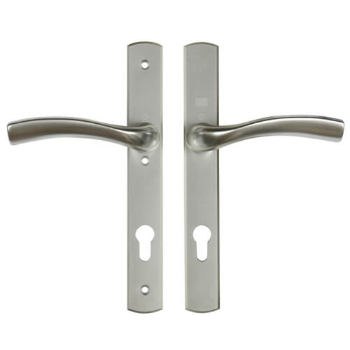 Winkhaus Palladio Lever Lever UPVC Multipoint Door Handles - 92mm PZ Unsprung 215mm Screw Centres - Image 2