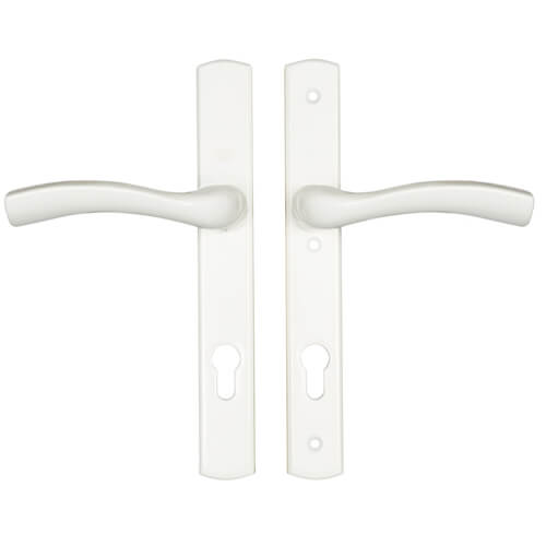 Winkhaus Palladio Lever Lever UPVC Multipoint Door Handles - 92mm PZ Unsprung 215mm Screw Centres - Image 3