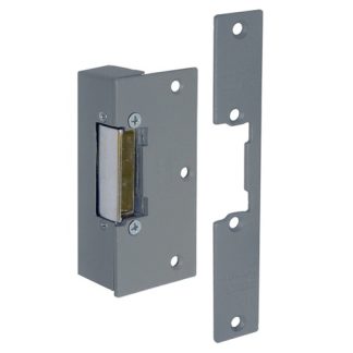 CQR ADCN202-312+S Rim With Mortice Face Plate Electric Release 12V DC Fail Unlocked, Continuously Rated - Grey (LEAD TIME: 2-3 DAYS)
