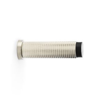 Alexander & Wilks AW600-75-SN Brunel Knurled Door Stop - Satin Nickel PVD (LEAD TIME: 2-3 DAYS)
