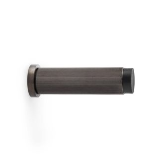 Alexander & Wilks AW602-75-DBZPVD Reeded Projection Door Stop - Dark Bronze PVD (LEAD TIME: 2-3 DAYS)