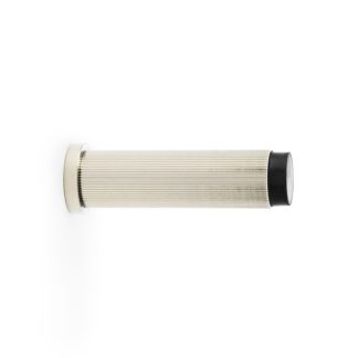 Alexander & Wilks AW602-75-PNPVD Reeded Projection Door Stop - Polished Nickel PVD (LEAD TIME: 2-3 DAYS)