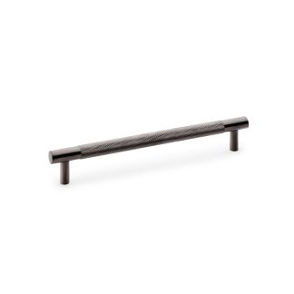Alexander & Wilks AW810-160-DBZPVD Brunel Knurled T Bar Cupboard Handle - Dark Bronze PVD Centres 160mm (LEAD TIME: 2-3 DAYS)