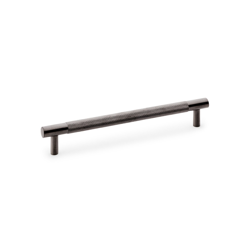 Alexander & Wilks AW810-160-DBZPVD Brunel Knurled T Bar Cupboard Handle - Dark Bronze PVD Centres 160mm (LEAD TIME: 2-3 DAYS)