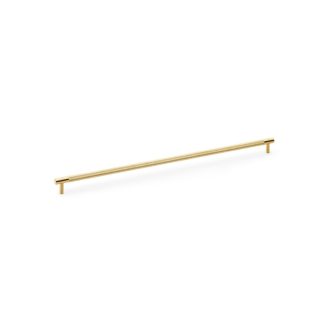 Alexander & Wilks AW810-448-SBPVD Brunel Knurled T Bar Cupboard Handle - Satin Brass PVD Centres 448mm (LEAD TIME: 2-3 DAYS)