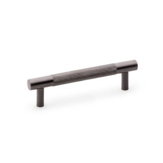 Alexander & Wilks AW810-96-DBZPVD Brunel Knurled T Bar Cupboard Handle - Dark Bronze PVD Centres 96mm (LEAD TIME: 2-3 DAYS)