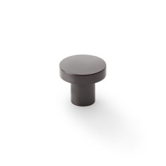 Alexander & Wilks AW821-30-DBZ Hanover Plain Cupboard Knob - Dark Bronze Knob 30mm (LEAD TIME: 2-3 DAYS)