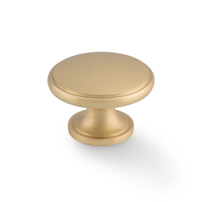 Alexander & Wilks AW849-38-SB Cambridge Round Cupboard Knob (LEAD TIME: 2-3 DAYS)