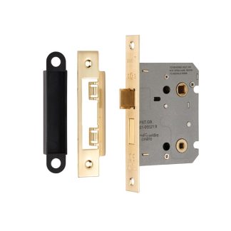 Eurospec BAE5030SB Easi-T Residential Bathroom Lock 78mm (LEAD TIME: 2-3 DAYS)