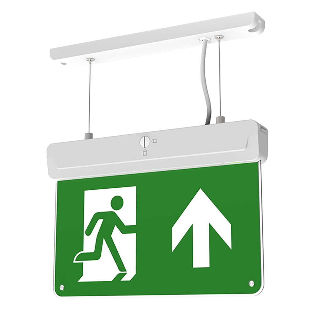 CQR BL/310/ST/WH/865 LED Emergency Blade Exit Sign -SELF-TEST- c/w Arrow Up Legend (LEAD TIME: 2-3 DAYS) - Image 2