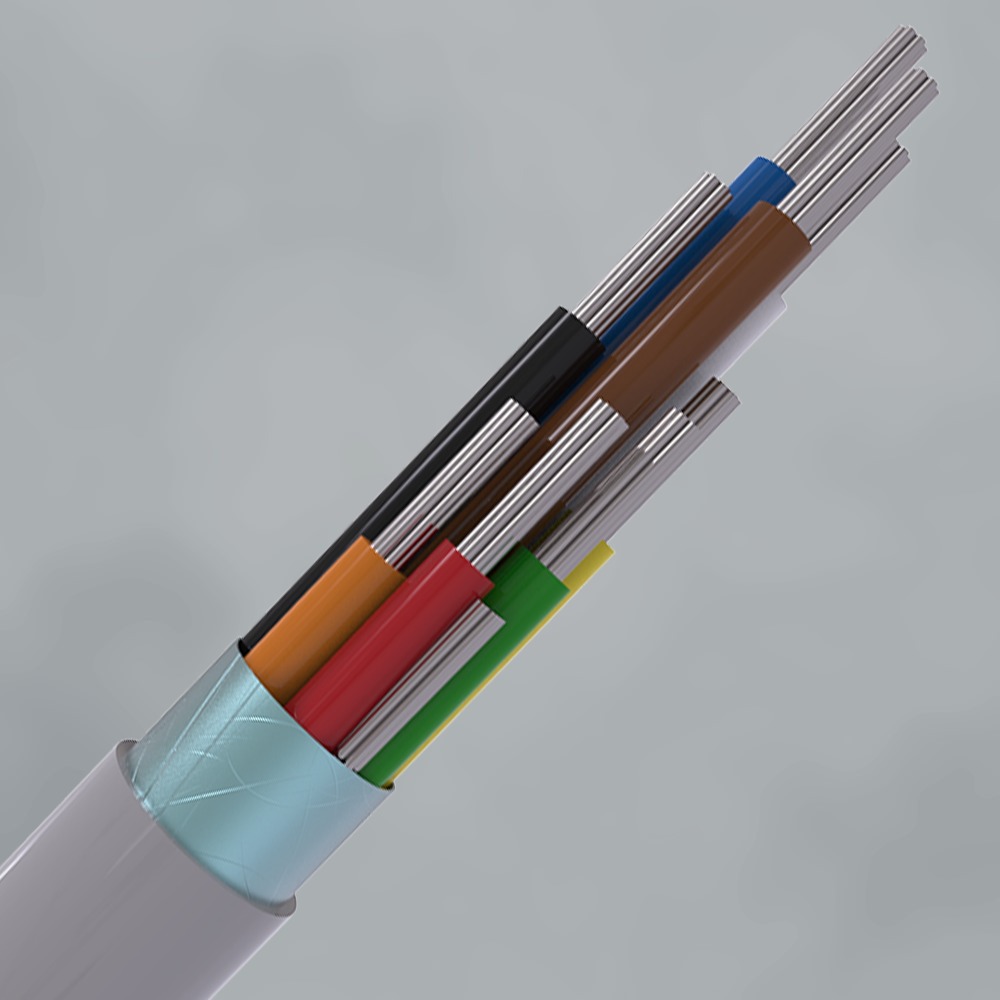 CQR CABS6HF/WH/100 Intruder Alarm Cable | 6 Scr Multi Core | TYPE 1 | Eca | LSZH | White | 100m (LEAD TIME: 2-3 DAYS)