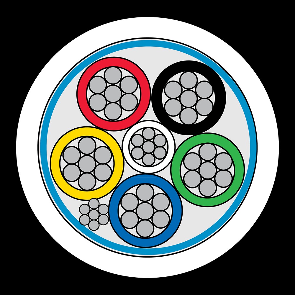 CQR CABS6HF/WH/100 Intruder Alarm Cable | 6 Scr Multi Core | TYPE 1 | Eca | LSZH | White | 100m (LEAD TIME: 2-3 DAYS) - Image 2