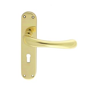 Carlisle Brass CBL11 Ibra Lever On Backplate Lock 57mm C/C (LEAD TIME: 2-3 DAYS)